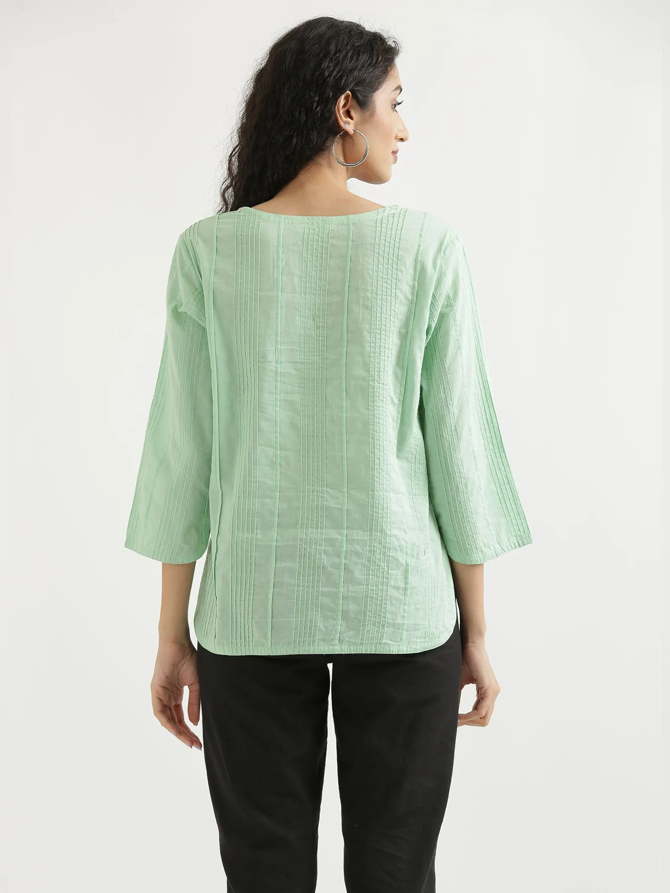 Mint Green Everyday Cotton Top