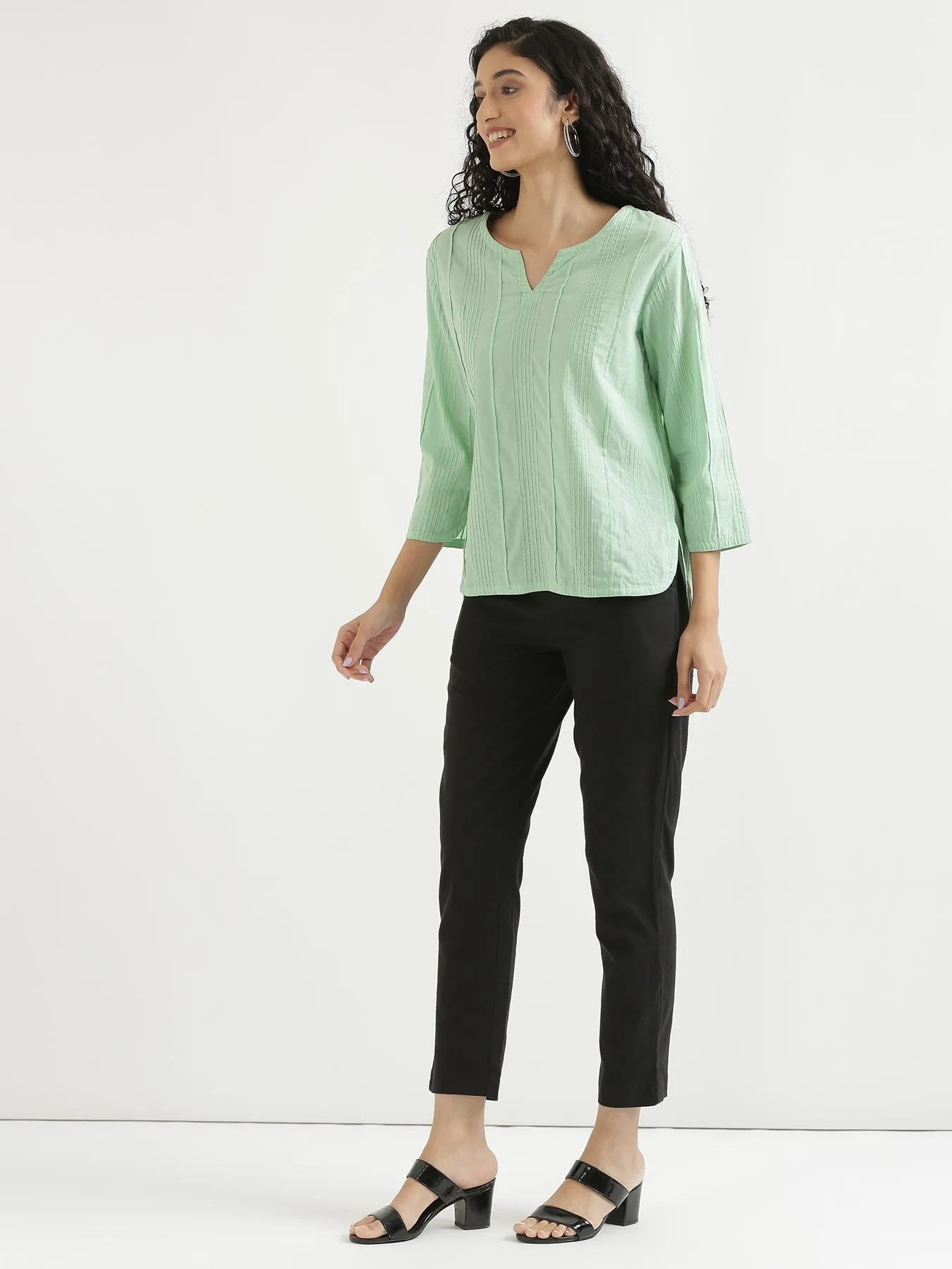 Mint Green Everyday Cotton Top