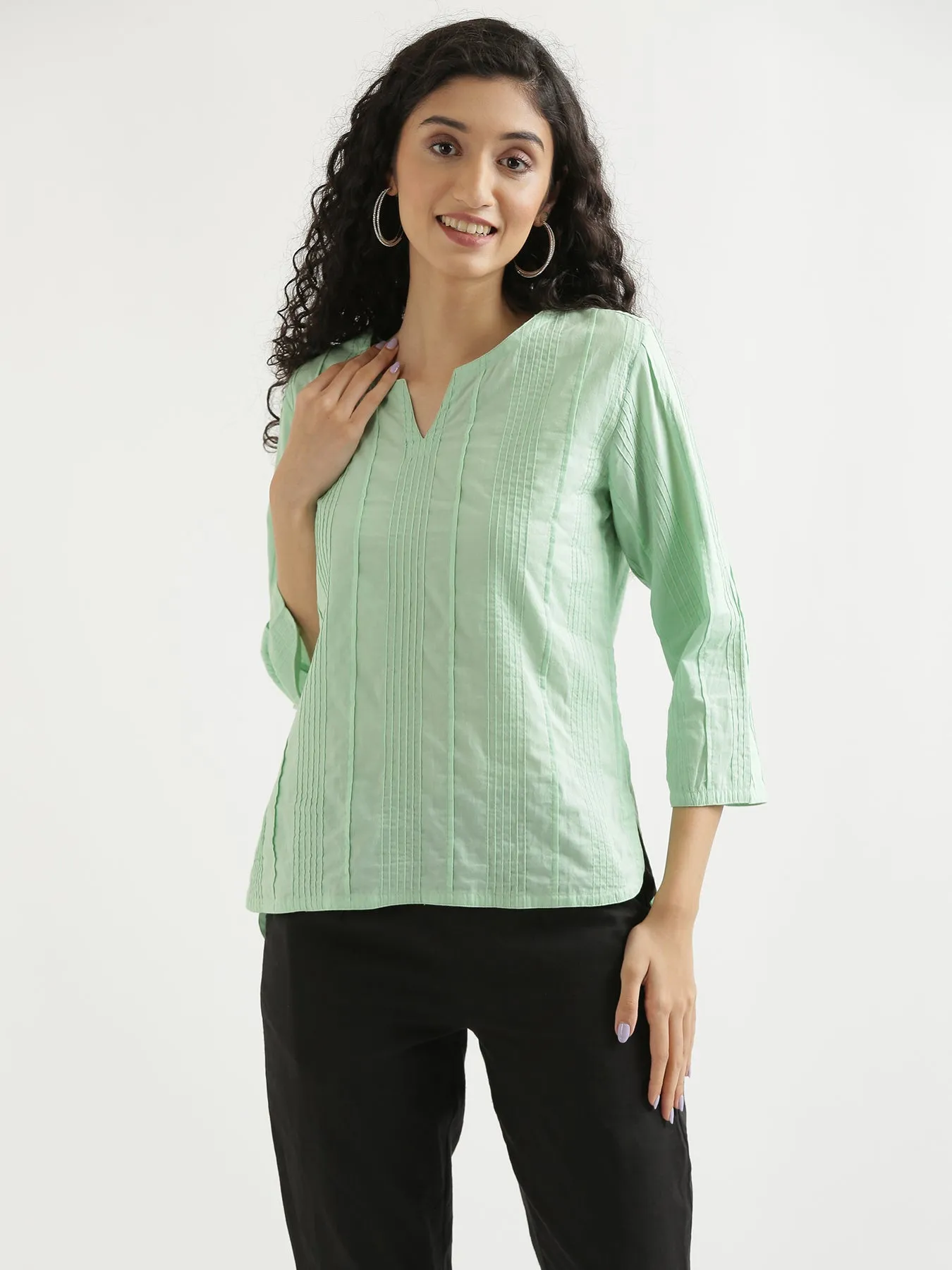 Mint Green Everyday Cotton Top