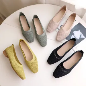 Mugrs™ Square Toe V-Cut Flats (Mugrs 2.0 )