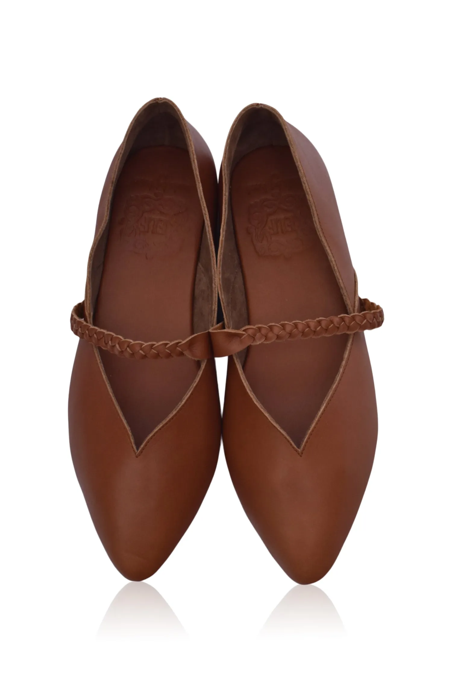 New Love Leather Ballet Flats (Sz.  6 - 10.5)