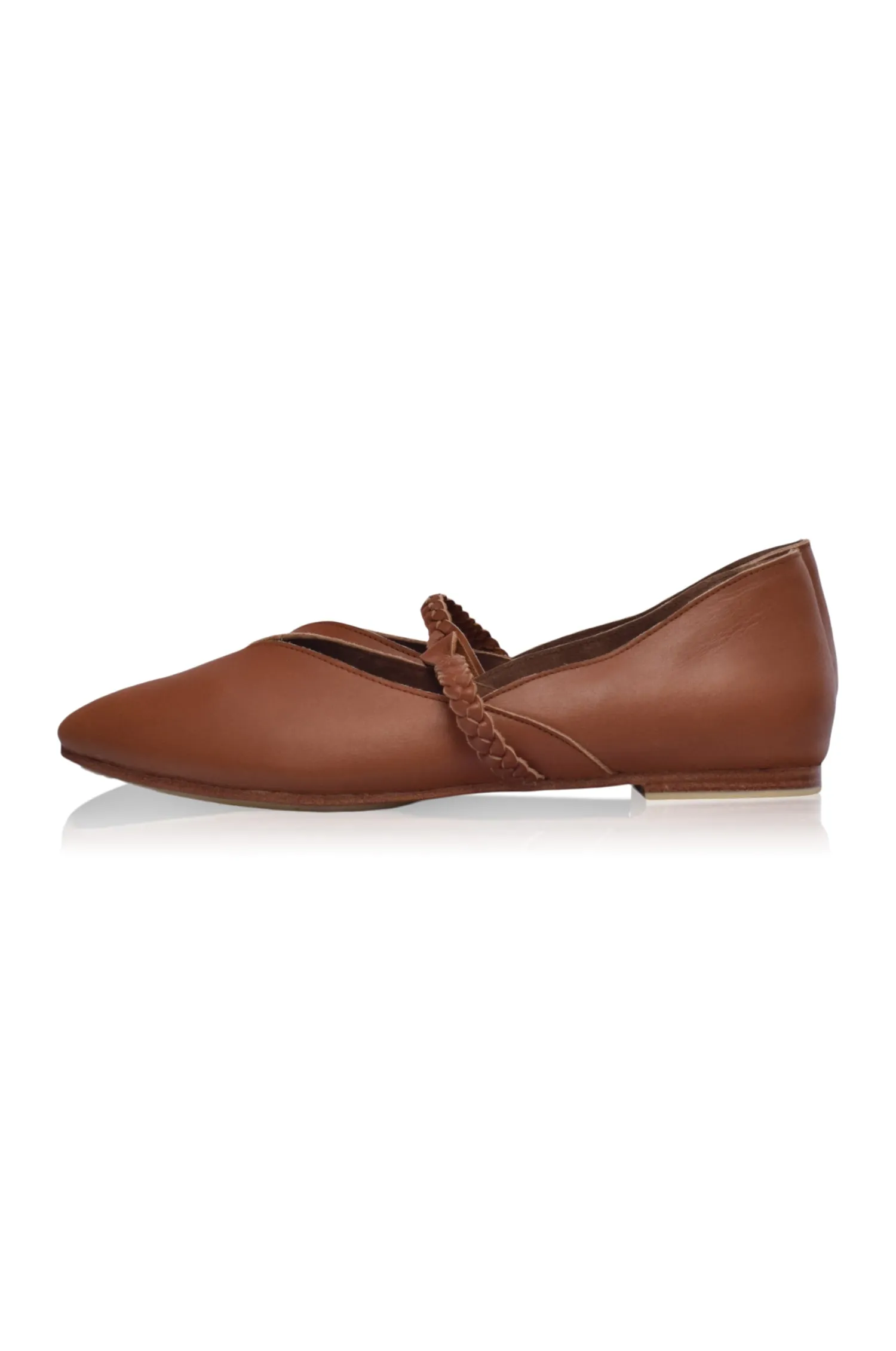 New Love Leather Ballet Flats (Sz.  6 - 10.5)