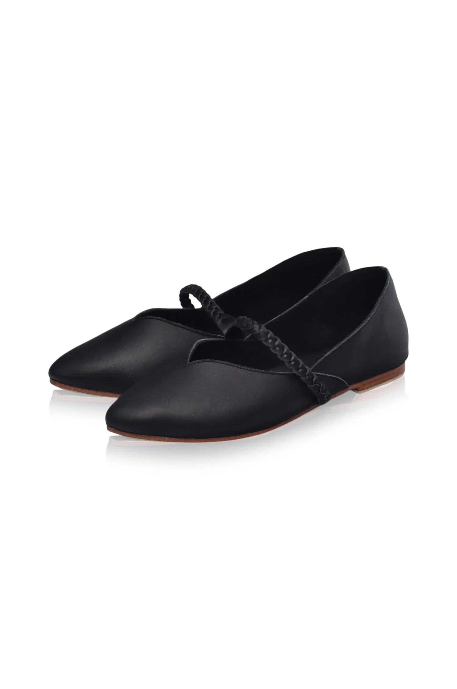 New Love Leather Ballet Flats (Sz.  6 - 10.5)