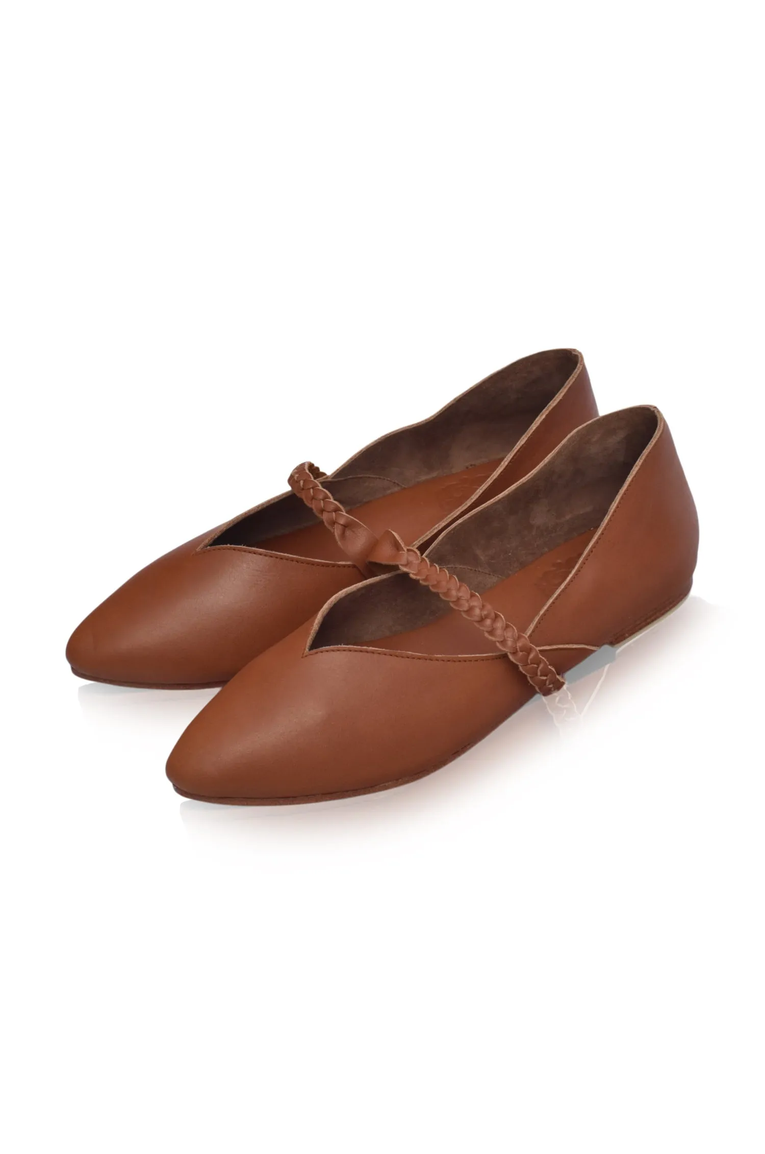 New Love Leather Ballet Flats (Sz.  6 - 10.5)