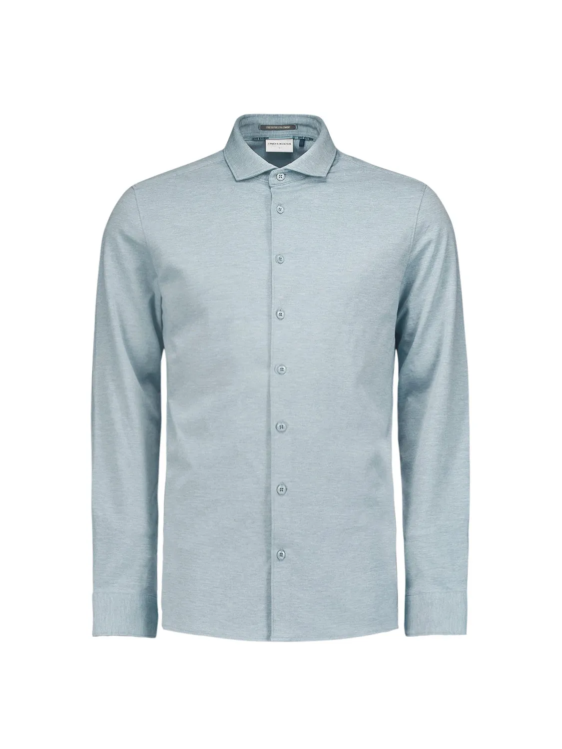 No Excess Long Sleeve Shirt:  Jersey Melange - Cloud