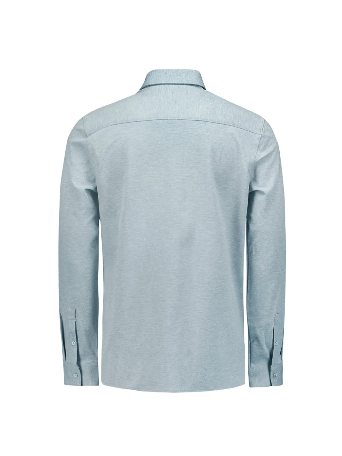 No Excess Long Sleeve Shirt:  Jersey Melange - Cloud