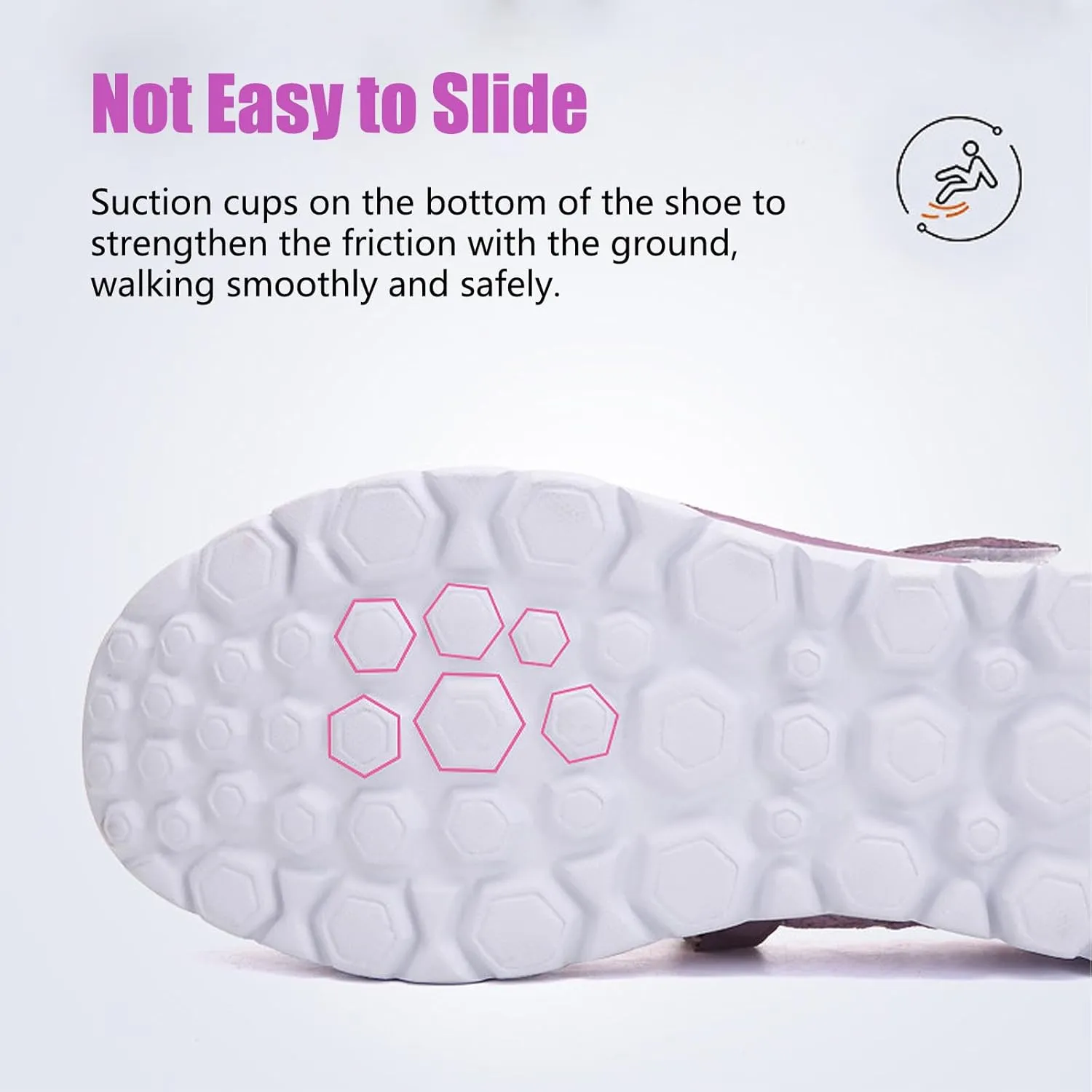 Optigard Women's Lace Mesh Adjustable Breathable Flat Walking Shoes Casual Non-Slip Lightweight Sneakers Comfortable Slip-On Shallow Mouth Mom Shoes Nurse Working Shoes Mary Jane Shoes