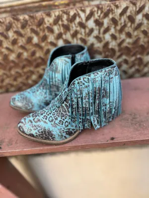 *Outlet* Late Night Booties (Teal)