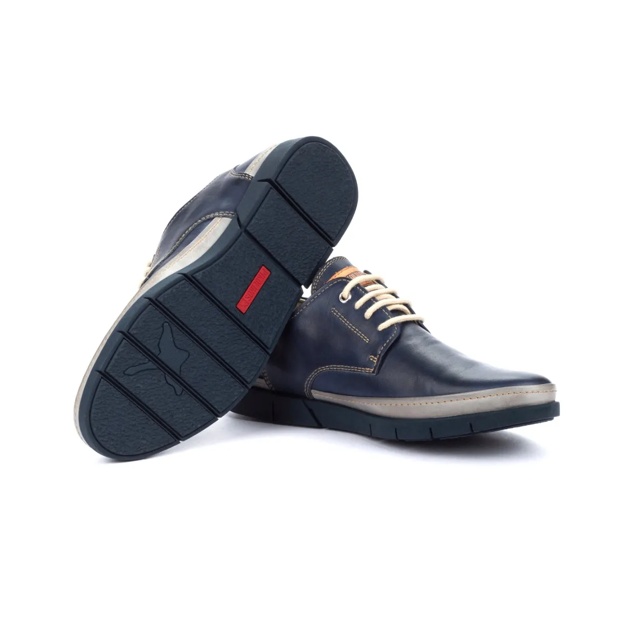 Pikolinos M0R-4339C1 Blue 4 Eyelet Shoe Made In Spain
