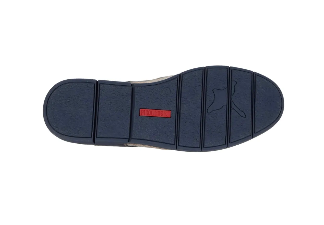 Pikolinos Palamos M0R-3203C1 Blue Leather Slip On Made In Spain