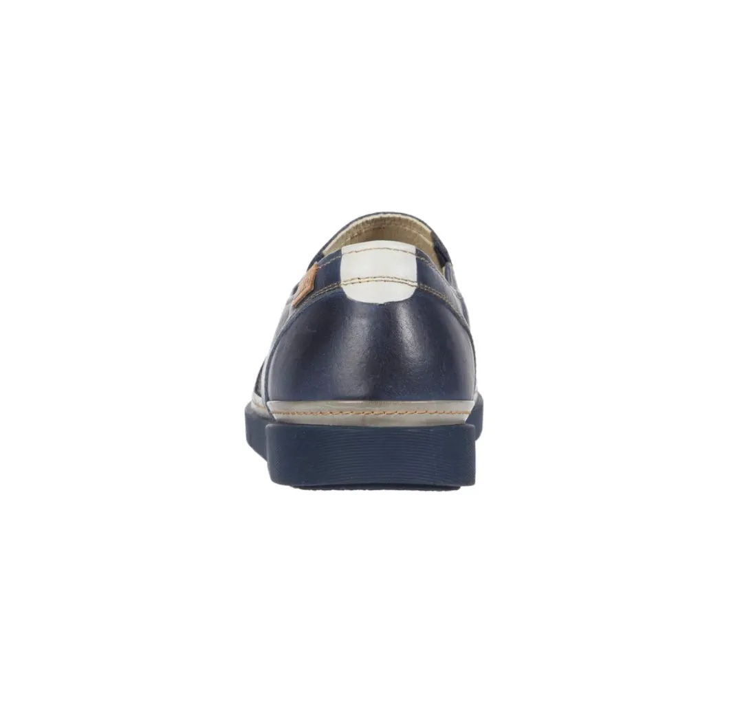 Pikolinos Palamos M0R-3203C1 Blue Leather Slip On Made In Spain