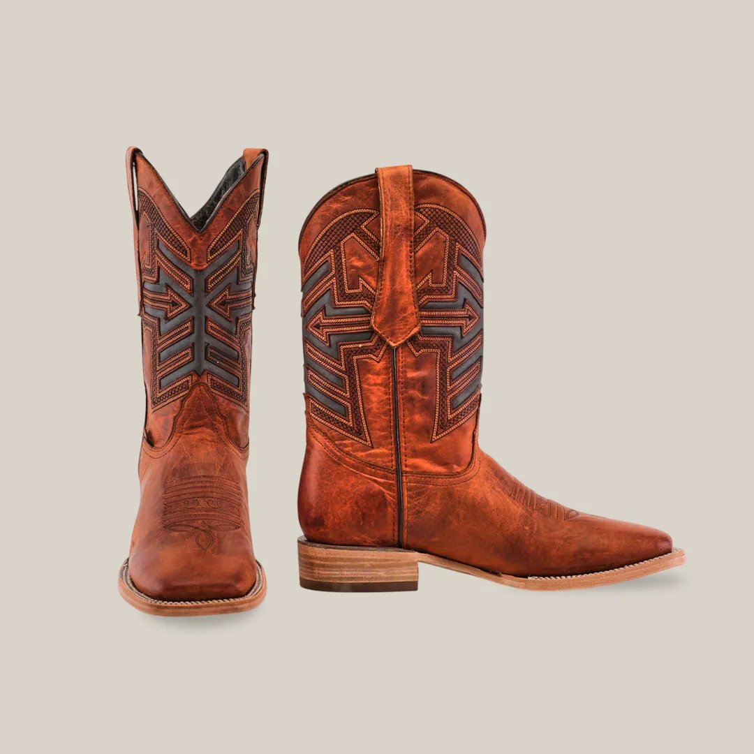 Rustic Cogñac - Square Toe