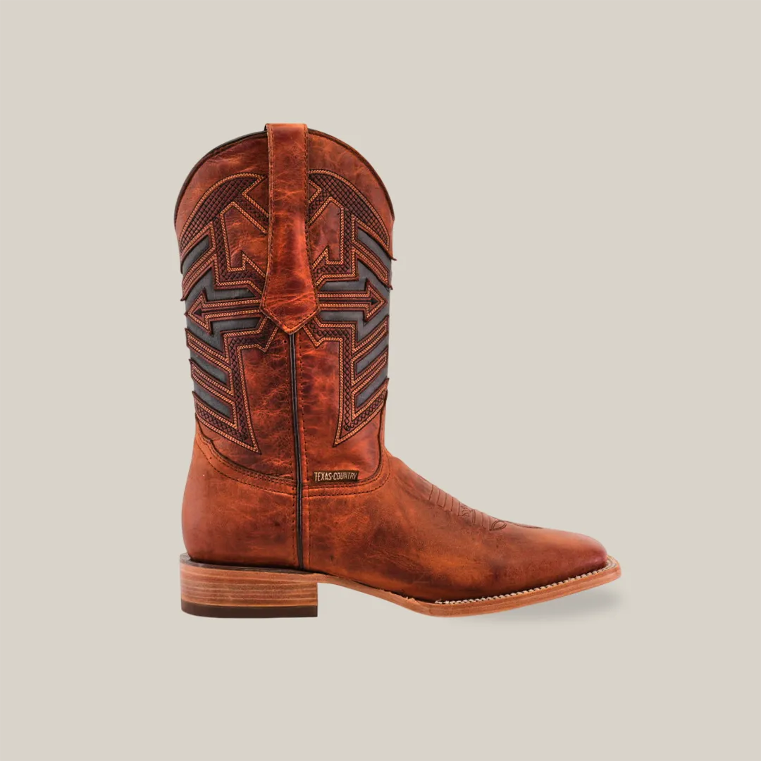 Rustic Cogñac - Square Toe