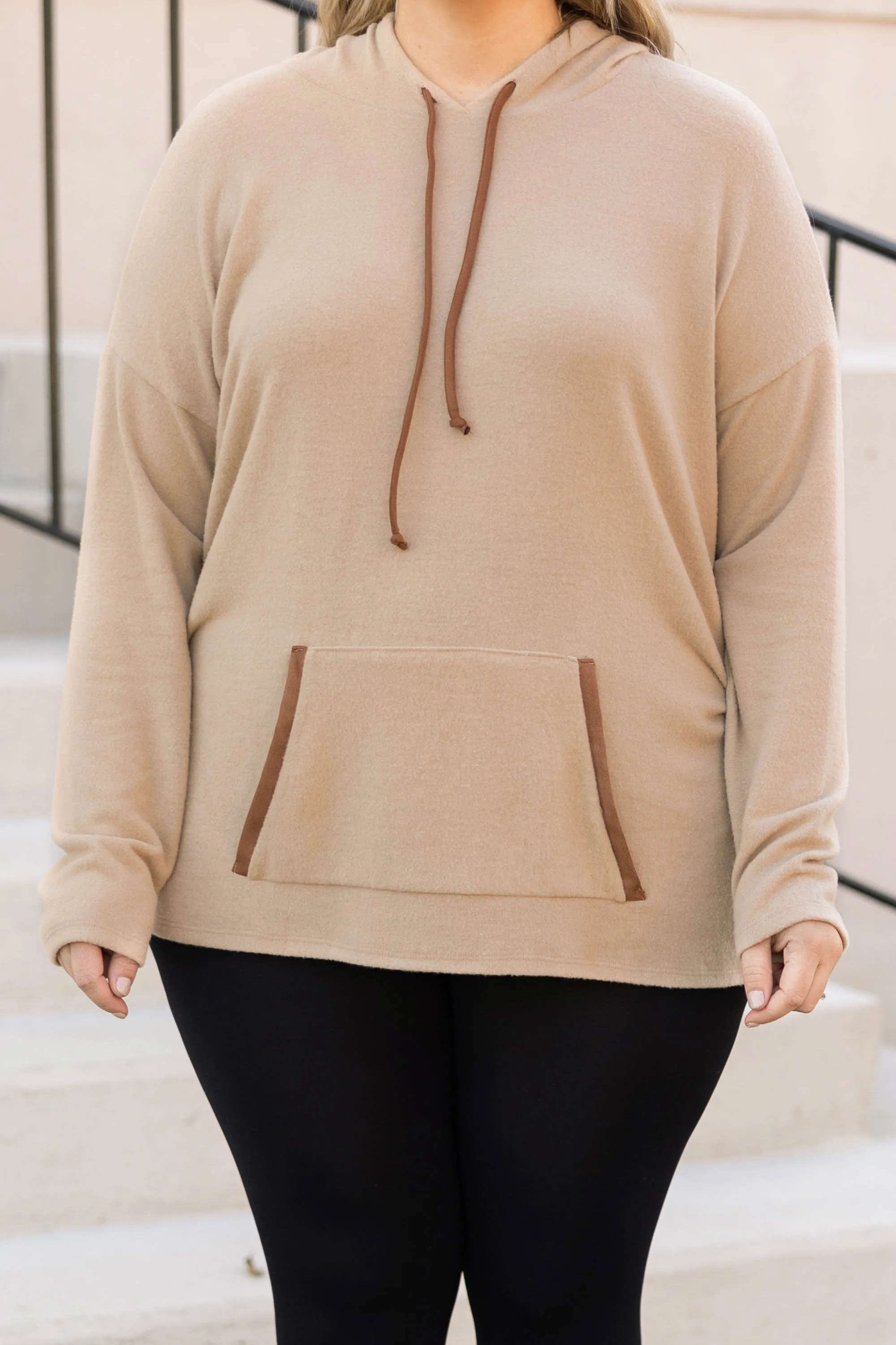 Simple Solutions Hoodie, Taupe