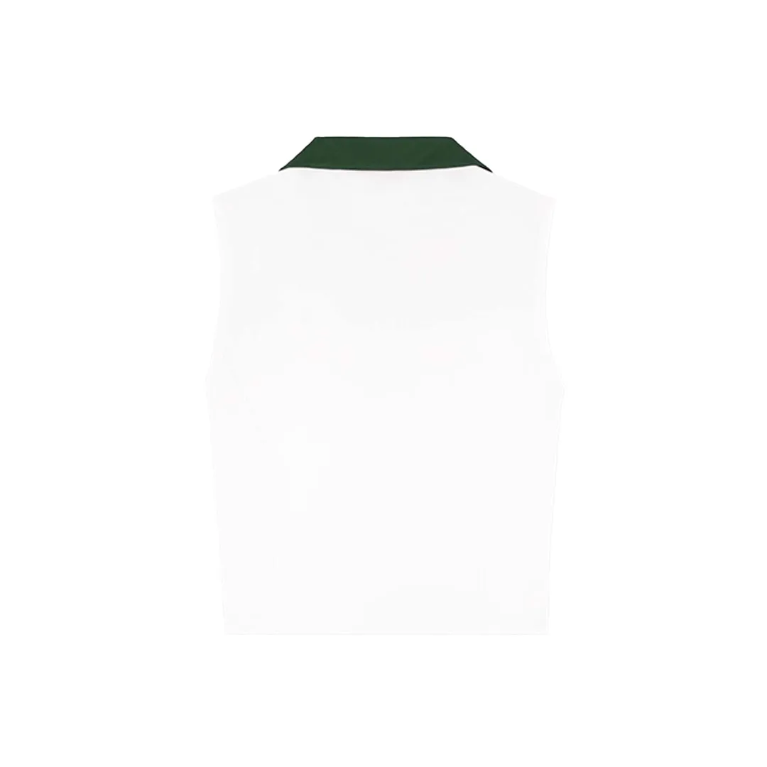SRC Sports Polo Vest White
