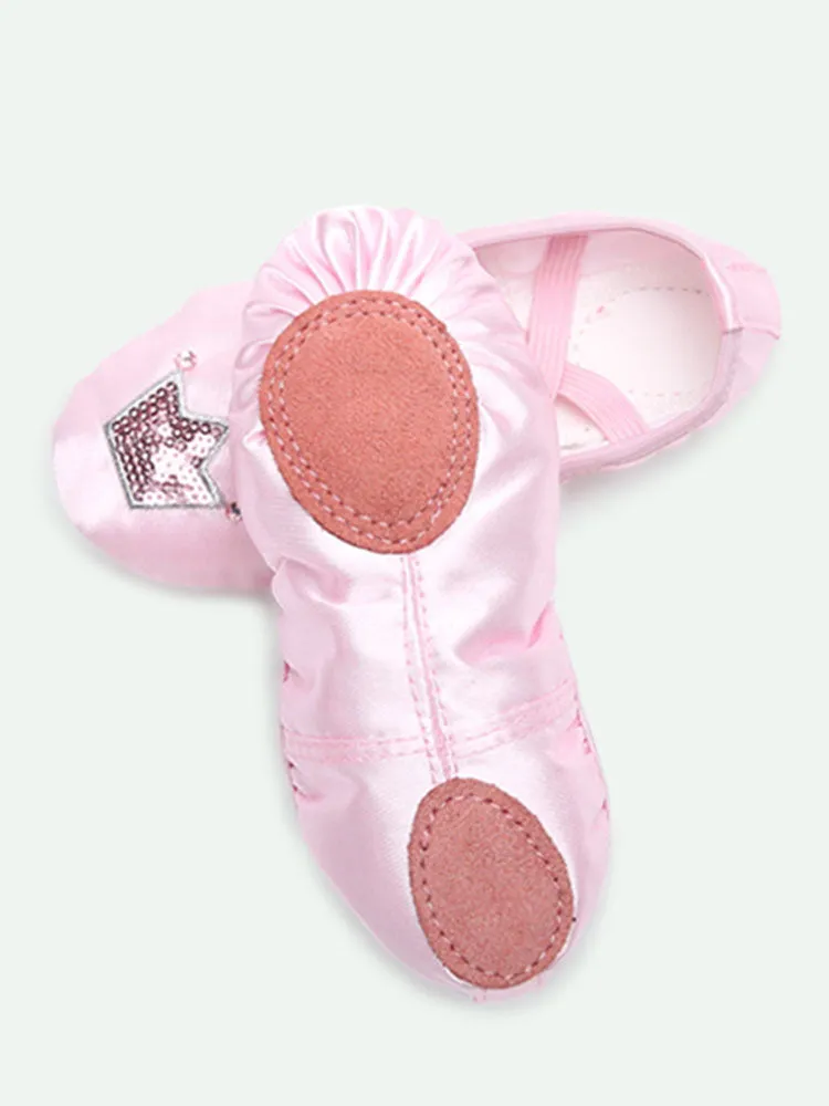 Summer Soft-soled Satin Embroidered Cat's Claw Ballet Shoes