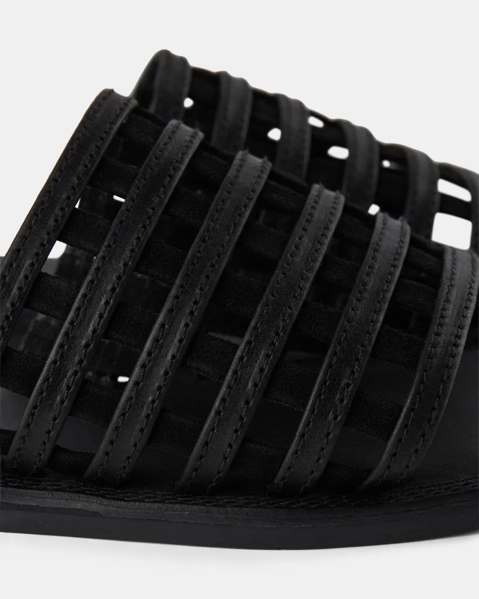 Tao Cage Sandal (Black)