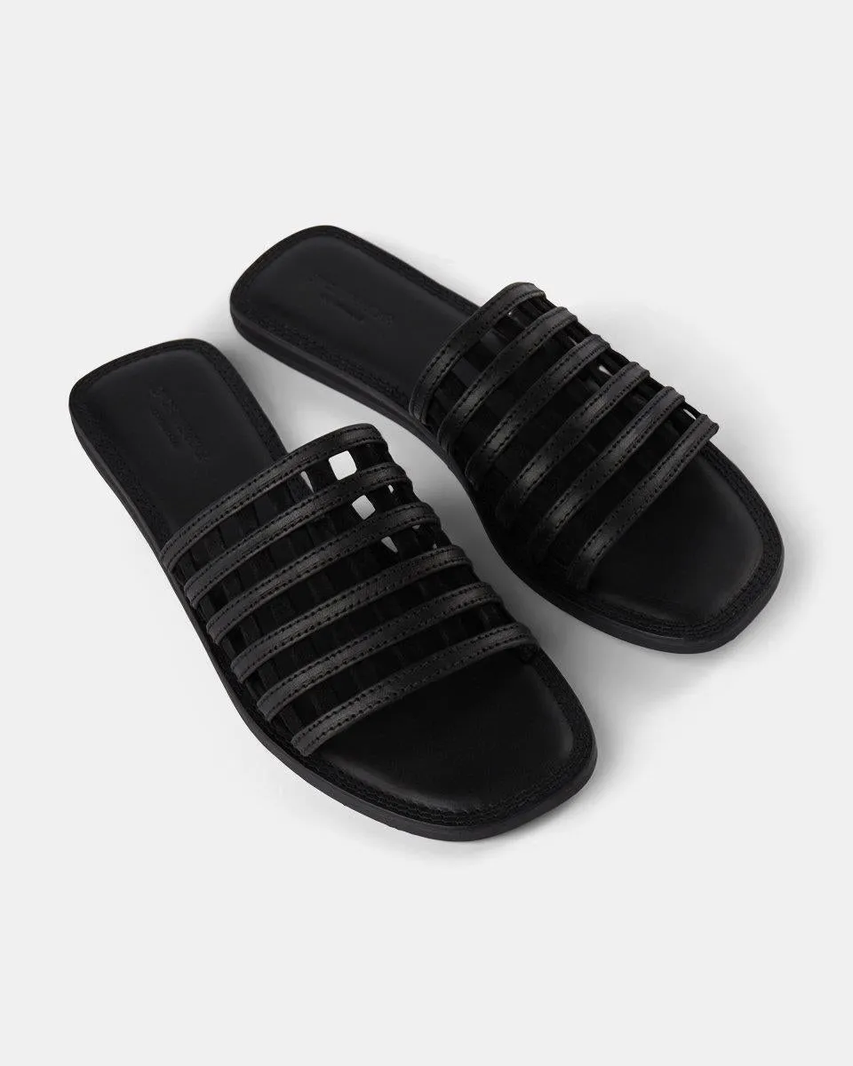 Tao Cage Sandal (Black)
