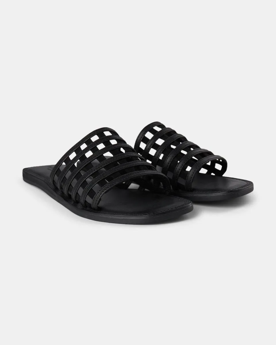 Tao Cage Sandal (Black)