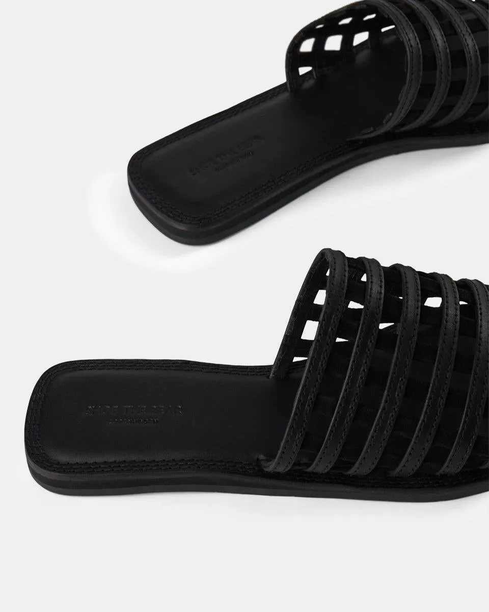 Tao Cage Sandal (Black)