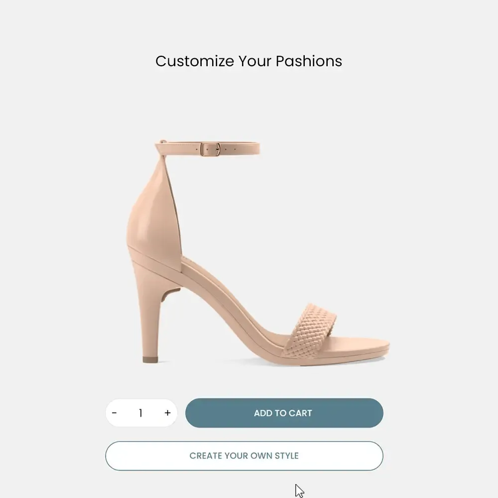 The Pashionista - Sand Braid   Stiletto Heel Kit 4 Sand - Final Sale