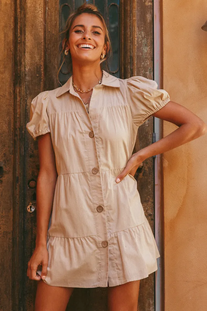 Time Will Tell Dress Brown