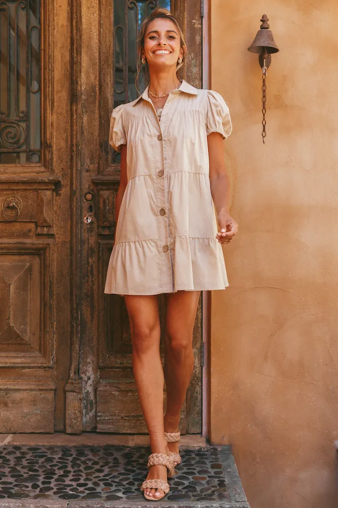 Time Will Tell Dress Brown