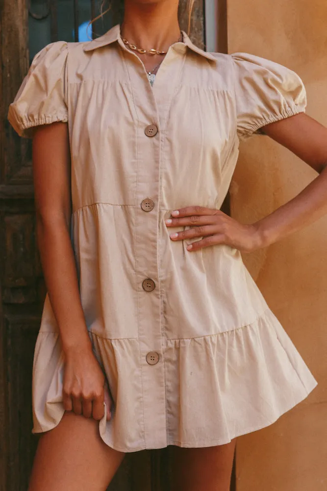 Time Will Tell Dress Brown