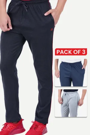 Track Pants - Jogging Bottoms For Mens Combo Pack Of 3 | Ariser Track Pants - Jogging Bottoms For Mens Combo Pack Of 3 | Ariser