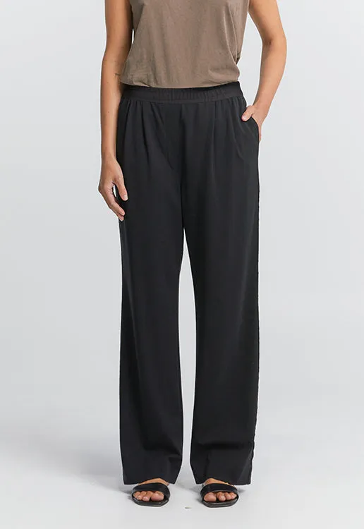 Tyler Cotton Pant - Black
