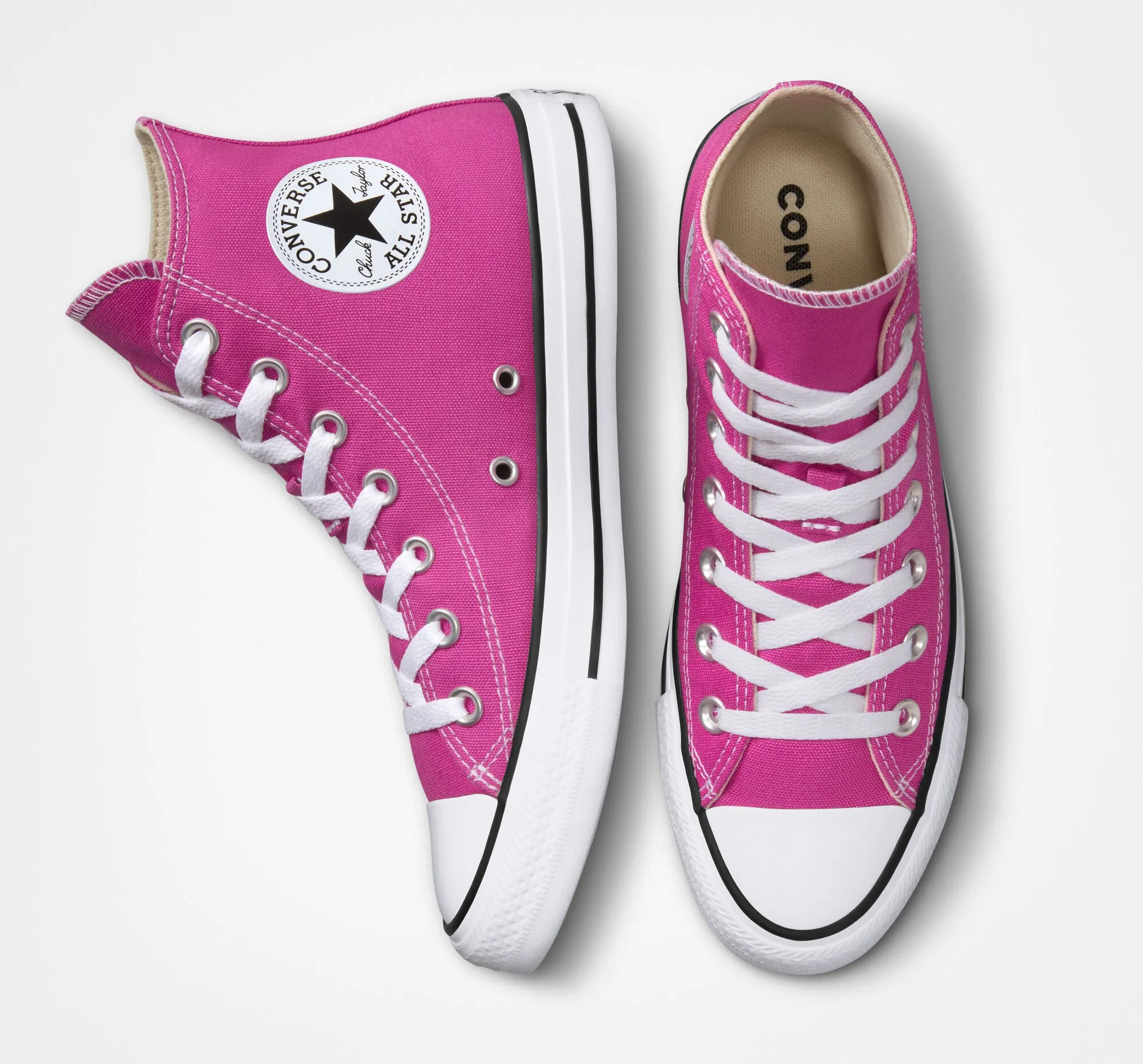 Unisex Converse Chuck Taylor All Star Hi Shoes Active Fuchsia