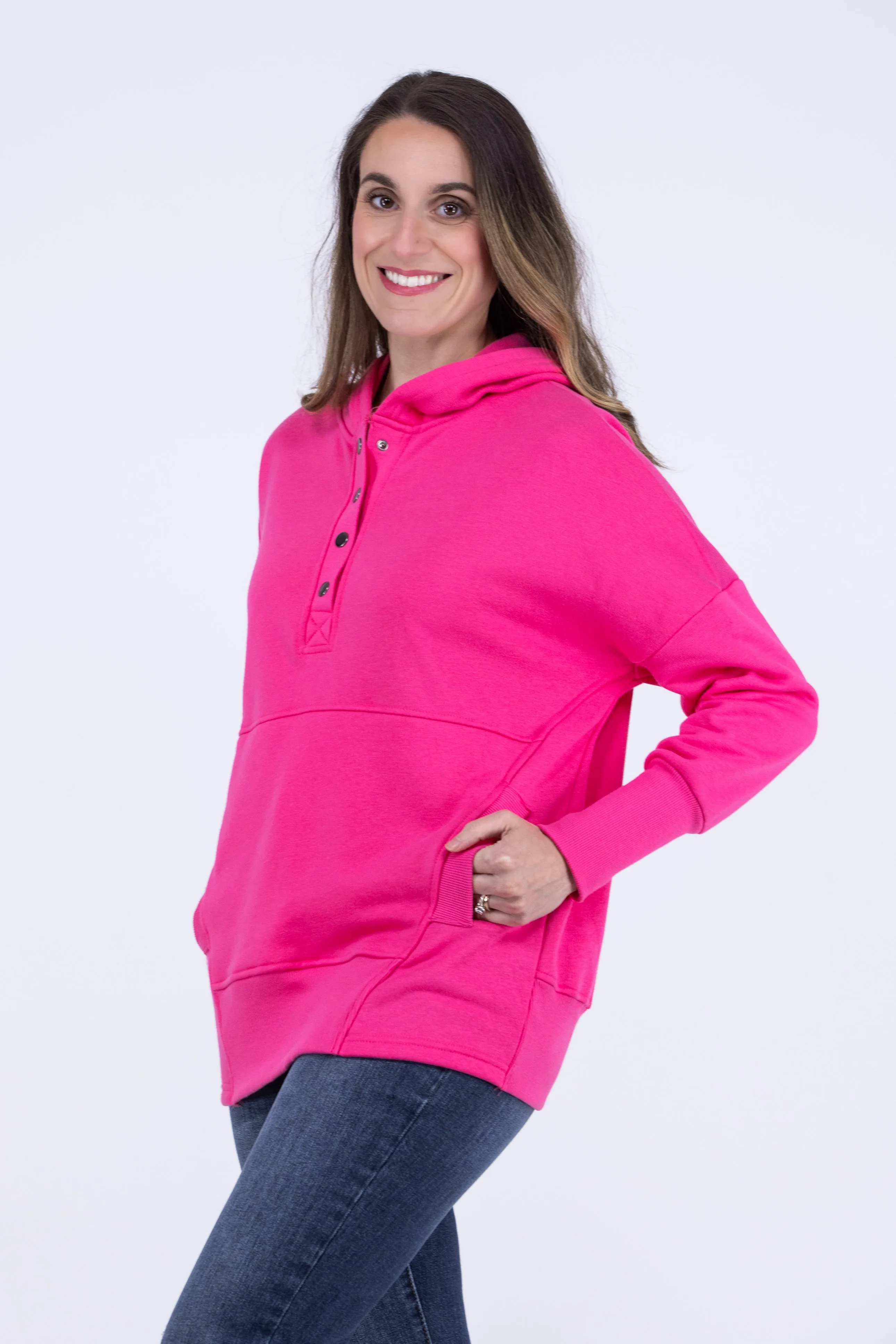 Upbeat Energy Pullover Hoodie *Final Sale* * Final Sale*
