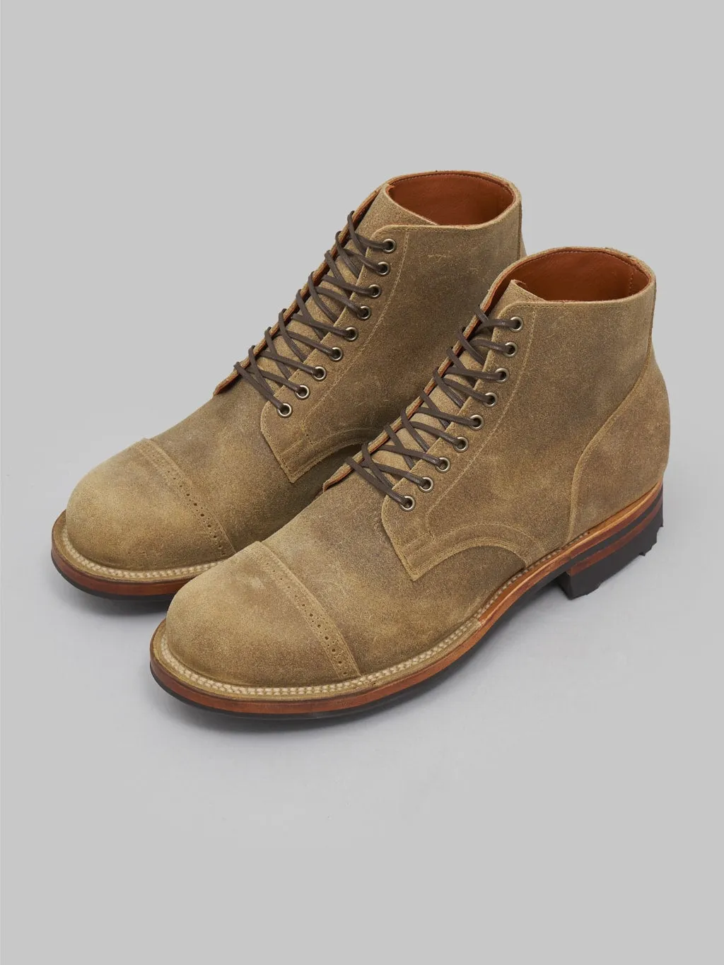 Viberg Service Boot 2040 Desert Sand Waxy Commander