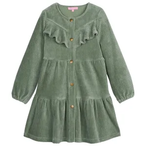Western Dress - Sage Corduroy