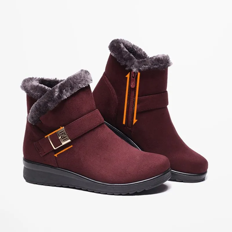 Winter Women Plush Warm Ankle Snow Boots