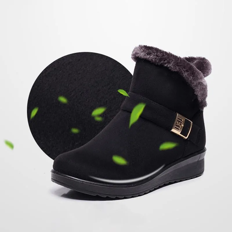 Winter Women Plush Warm Ankle Snow Boots