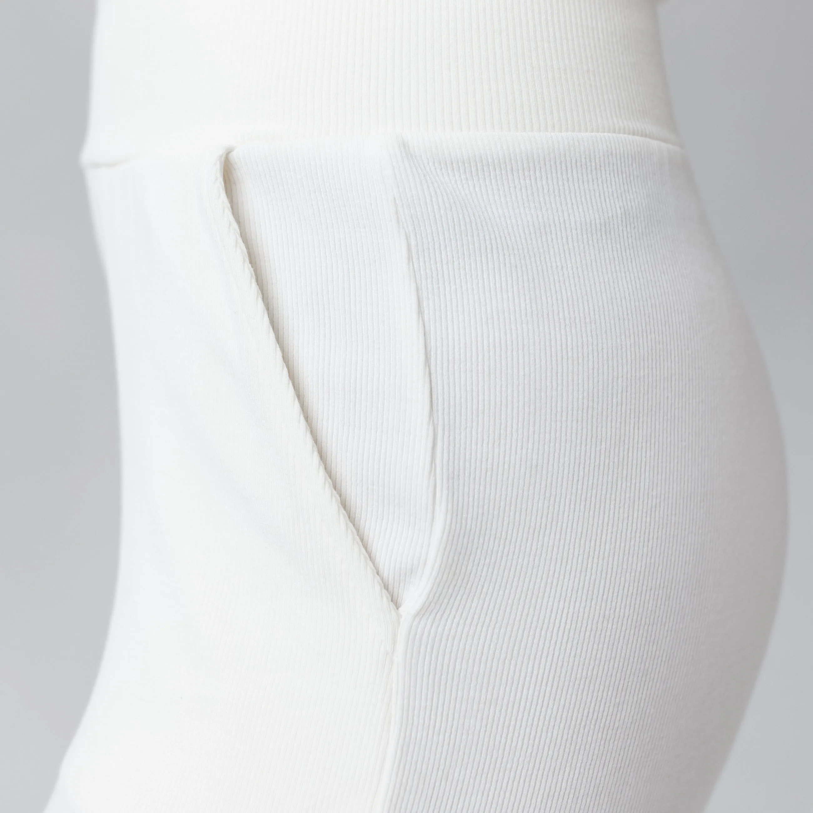 Womens Bamboo Rib-Knit Lounge Pant