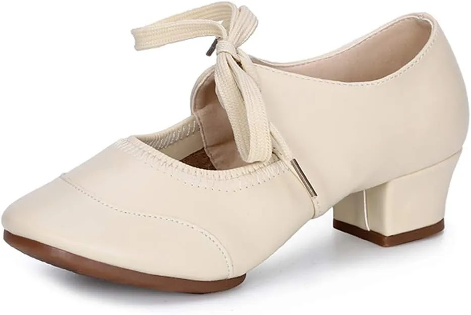 Women's Latin Dance Shoes Ballroom Dance Practice Performance Shoes Model 215