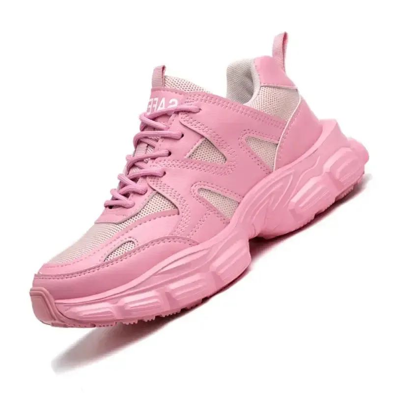 Women's Lightweight Steel Toe Sneakers – Breathable, Slip-Resistant Safety Shoes