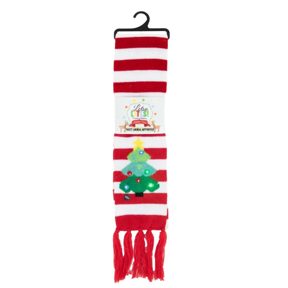 Xmas Bulb Light Up SCARF