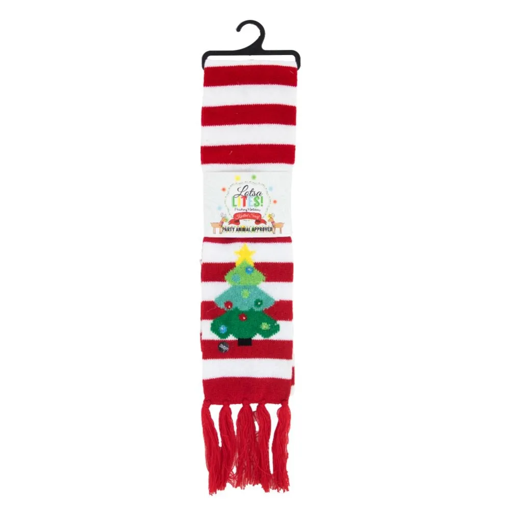 Xmas Bulb Light Up SCARF